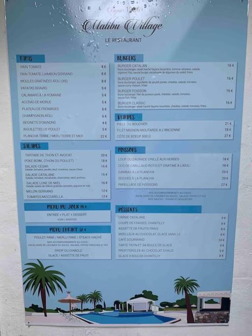 Appartement Cosy Confort Parking Clim Wifi Linge Acces Piscine Non Inclus Canet-en-Roussillon Exterior foto